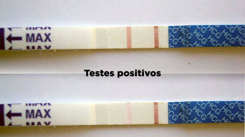Teste de Gravidez positivo - Confirme em tira