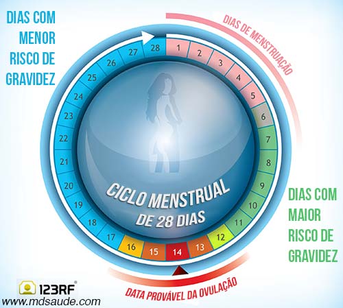 Ciclo menstrual e risco de gravidez