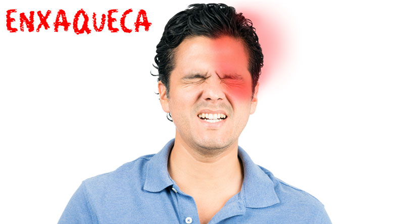 Localização típica da cefaleia da enxaqueca