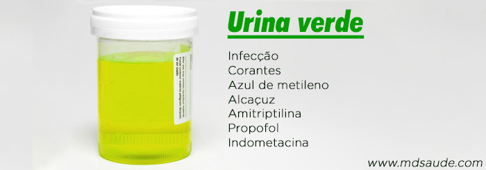Causas de xixi verde